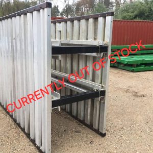 Used Corrugated Aluminum Trench Box - 6 x 8