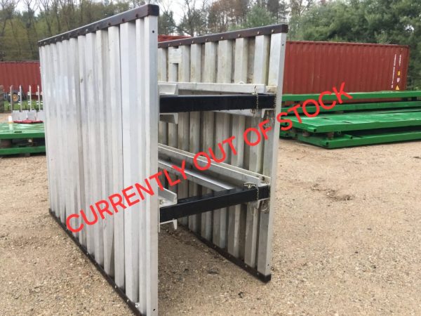 Used Corrugated Aluminum Trench Box - 6 x 8