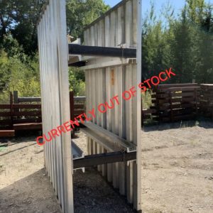Used Corrugated Aluminum Trench Box - 8 x 6