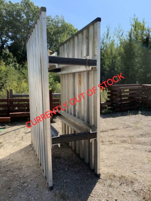 Used Corrugated Aluminum Trench Box - 8 x 6